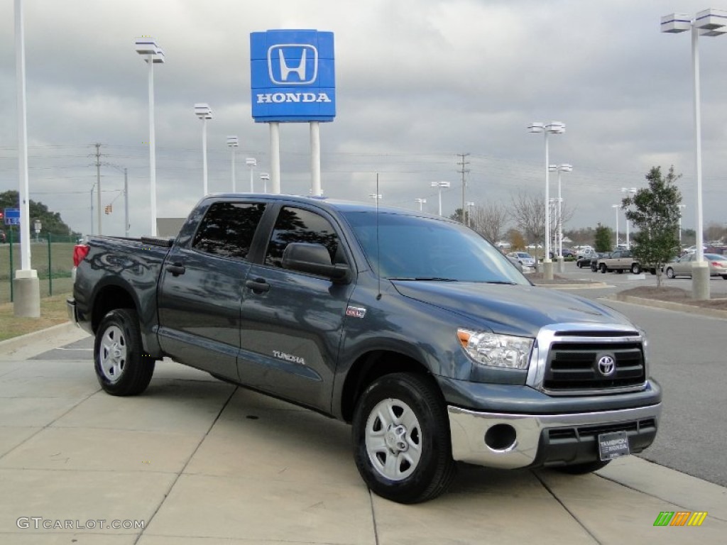 2010 Tundra CrewMax - Slate Gray Metallic / Graphite Gray photo #3