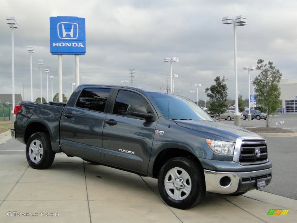 2010 Tundra CrewMax - Slate Gray Metallic / Graphite Gray photo #4