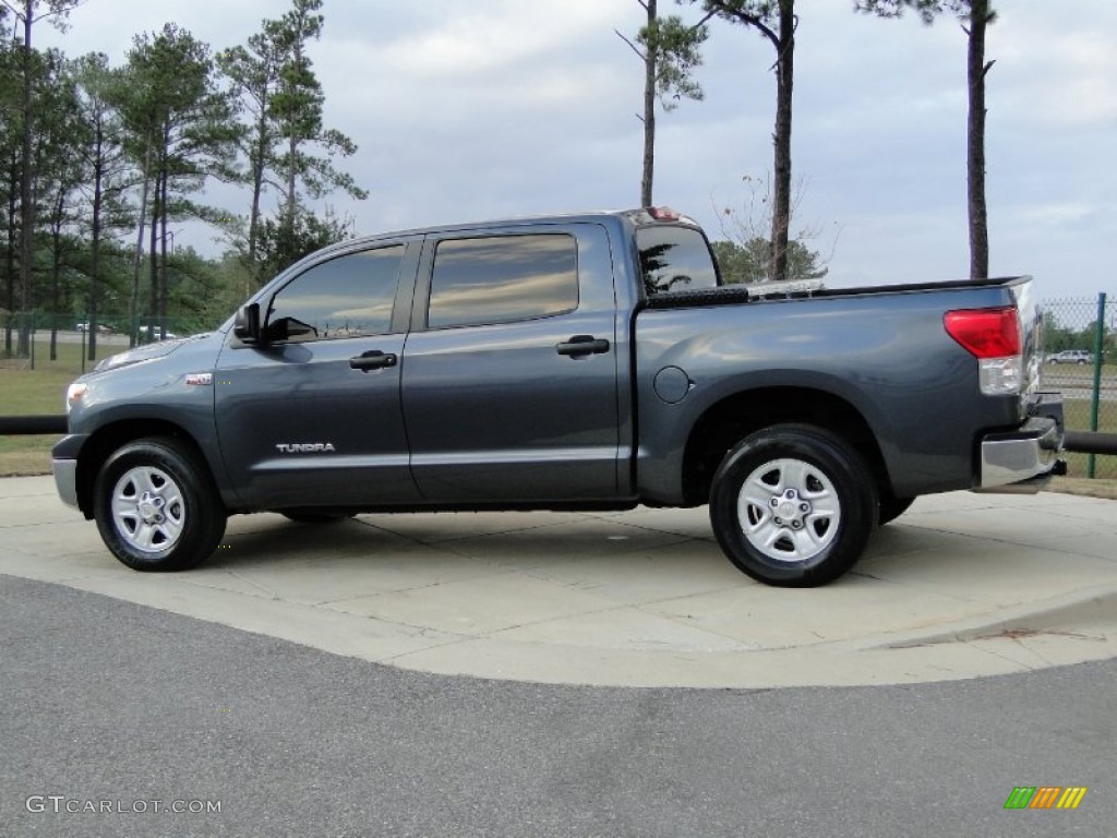 2010 Tundra CrewMax - Slate Gray Metallic / Graphite Gray photo #8