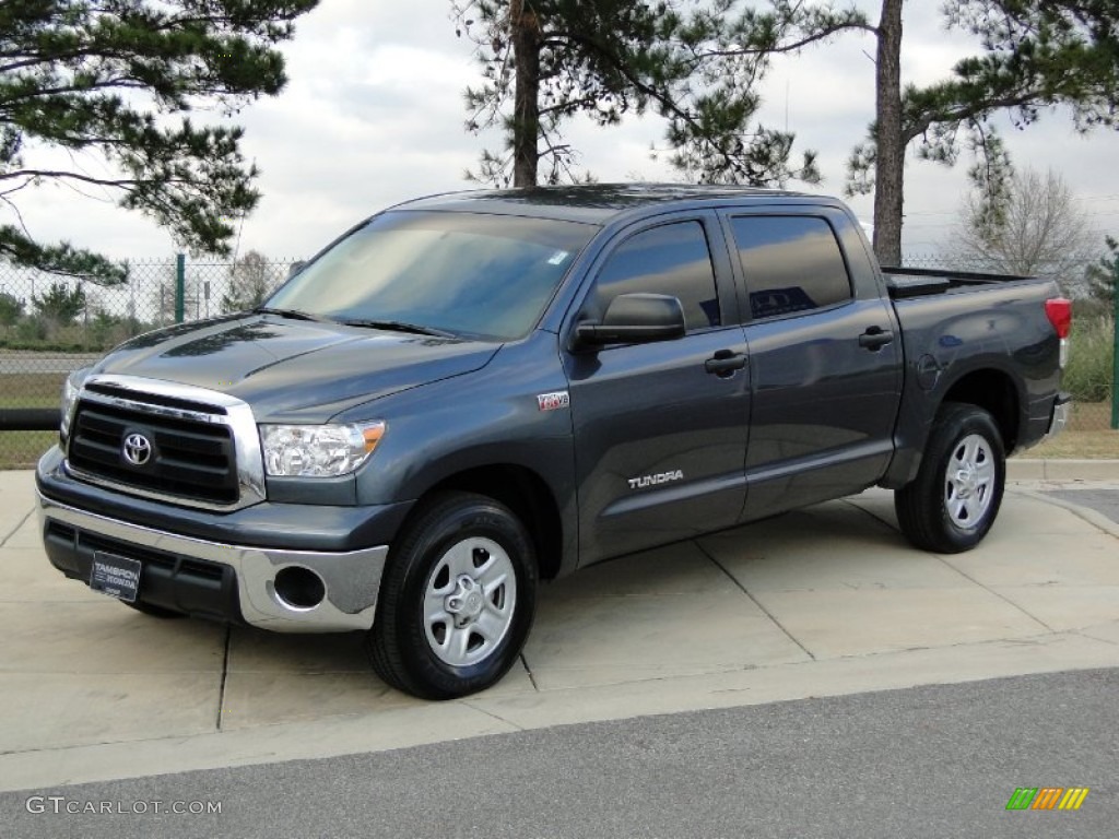 2010 Tundra CrewMax - Slate Gray Metallic / Graphite Gray photo #11