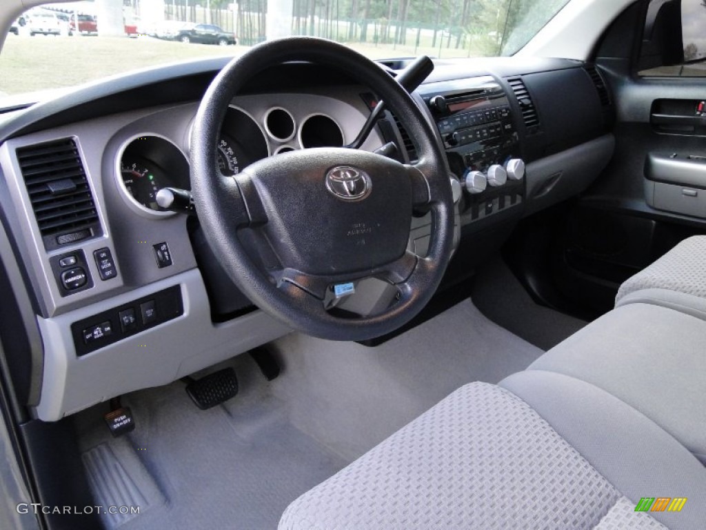 2010 Tundra CrewMax - Slate Gray Metallic / Graphite Gray photo #13