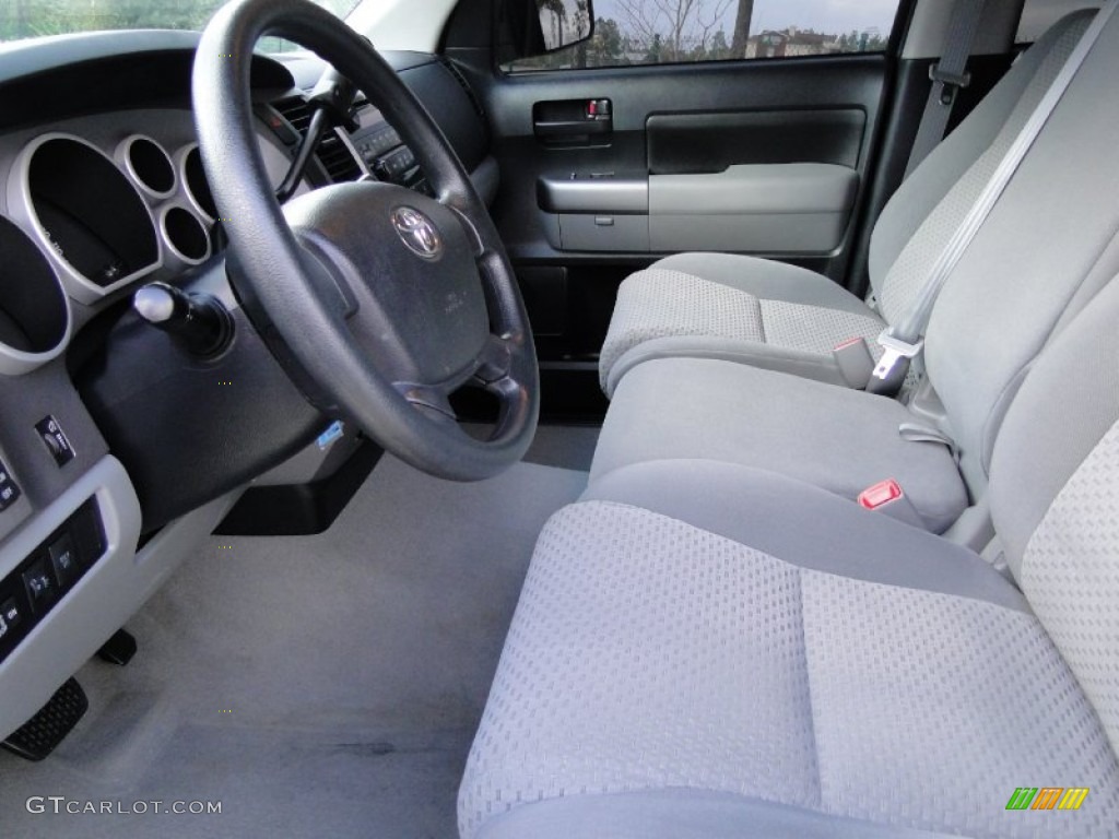 2010 Tundra CrewMax - Slate Gray Metallic / Graphite Gray photo #14