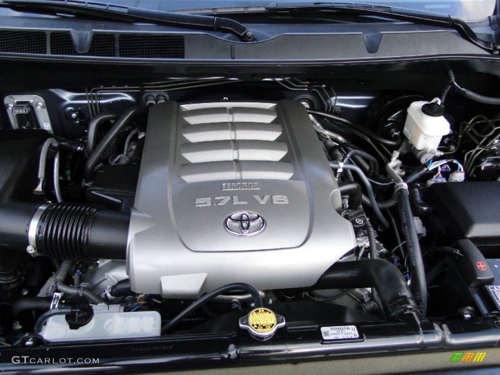 2010 Tundra CrewMax - Slate Gray Metallic / Graphite Gray photo #31