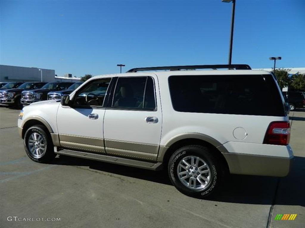 White Platinum Tri-Coat 2012 Ford Expedition EL XLT Exterior Photo #58151747