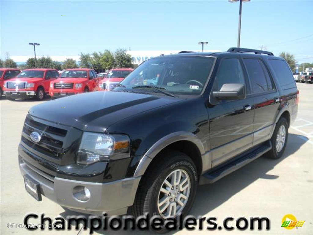 2012 Expedition XLT Sport - Black / Charcoal Black/Silver Smoke photo #1