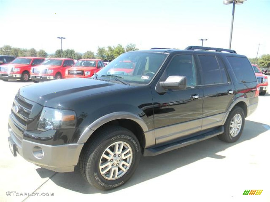 2012 Expedition XLT Sport - Black / Charcoal Black/Silver Smoke photo #8