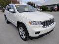 2011 Stone White Jeep Grand Cherokee Overland 4x4  photo #11