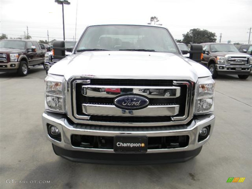 2012 F350 Super Duty XLT Crew Cab 4x4 - Oxford White / Steel photo #2