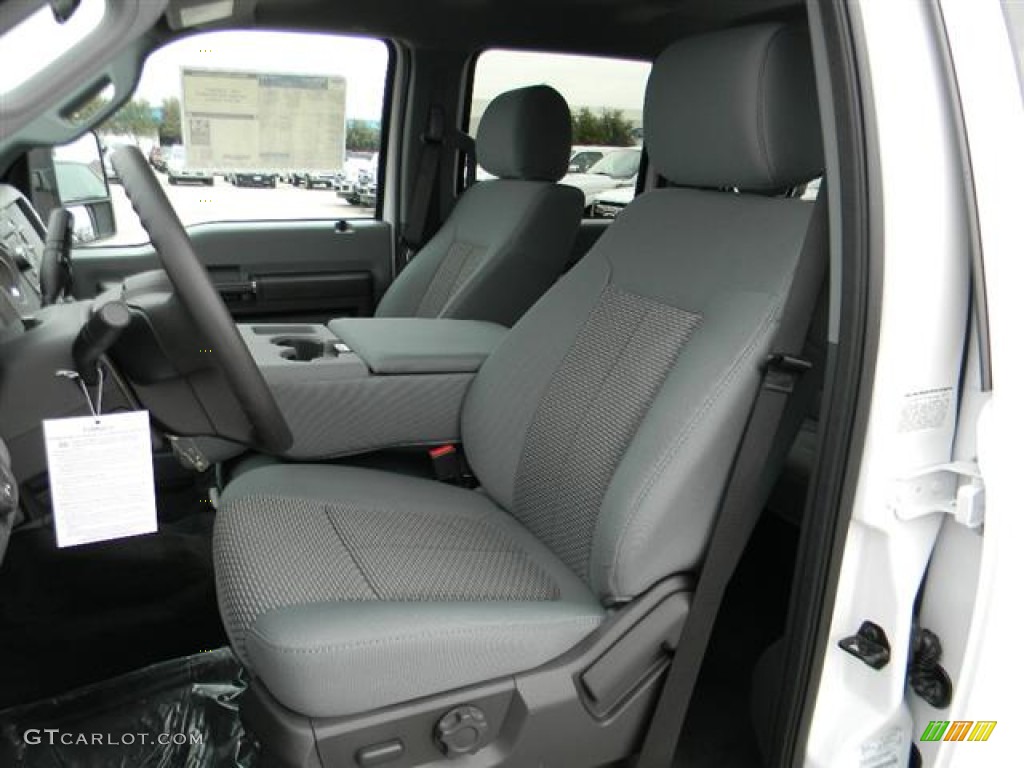 2012 F350 Super Duty XLT Crew Cab 4x4 - Oxford White / Steel photo #11