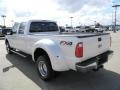 2012 White Platinum Metallic Tri-Coat Ford F350 Super Duty Lariat Crew Cab 4x4 Dually  photo #7