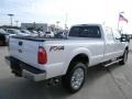 2012 White Platinum Metallic Tri-Coat Ford F350 Super Duty Lariat Crew Cab 4x4  photo #5