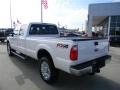 2012 White Platinum Metallic Tri-Coat Ford F350 Super Duty Lariat Crew Cab 4x4  photo #7