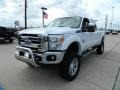 2012 Oxford White Ford F250 Super Duty Lariat Crew Cab 4x4  photo #2