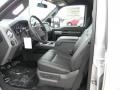 2012 Ingot Silver Metallic Ford F250 Super Duty Lariat Crew Cab 4x4  photo #8