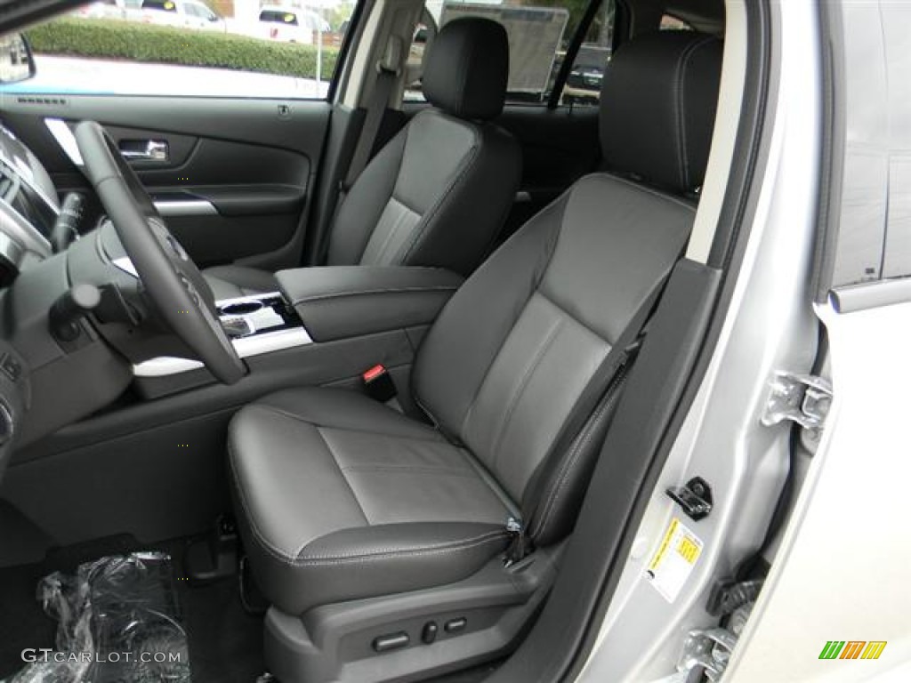 Charcoal Black/Silver Smoke Metallic Interior 2012 Ford Edge Sport Photo #58155017