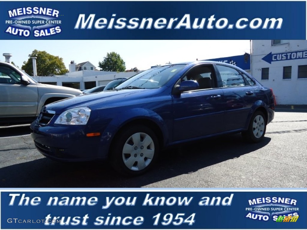 2008 Forenza  - Cobalt Blue Metallic / Grey photo #1