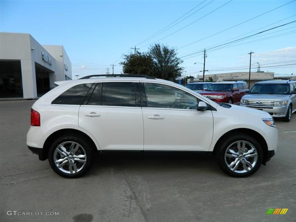 2012 Edge Limited - White Platinum Metallic Tri-Coat / Medium Light Stone photo #4