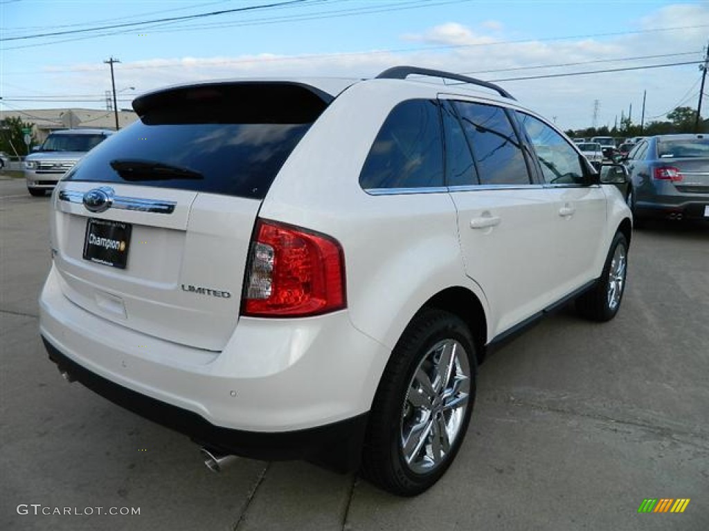 2012 Edge Limited - White Platinum Metallic Tri-Coat / Medium Light Stone photo #5