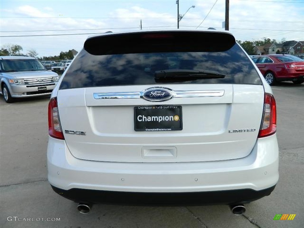2012 Edge Limited - White Platinum Metallic Tri-Coat / Medium Light Stone photo #6