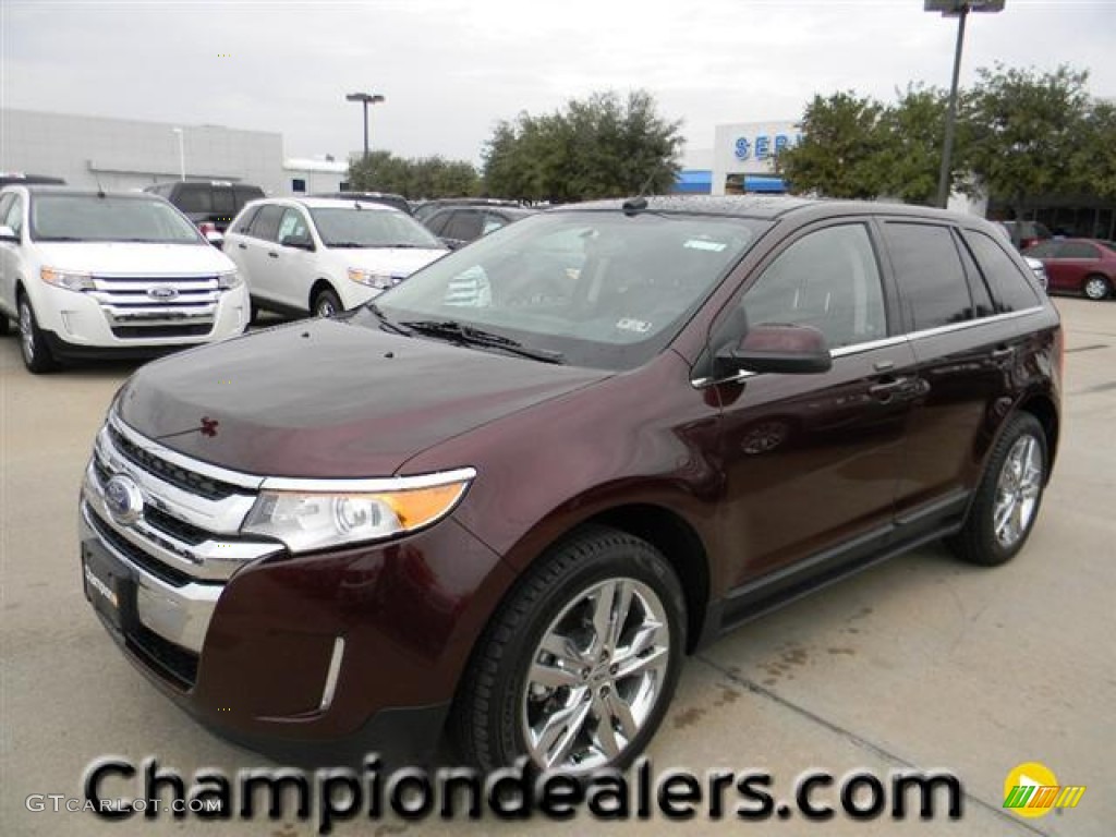 2012 Edge Limited EcoBoost - Cinnamon Metallic / Charcoal Black photo #1