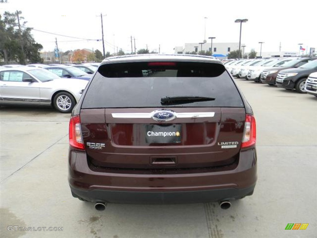 2012 Edge Limited EcoBoost - Cinnamon Metallic / Charcoal Black photo #6