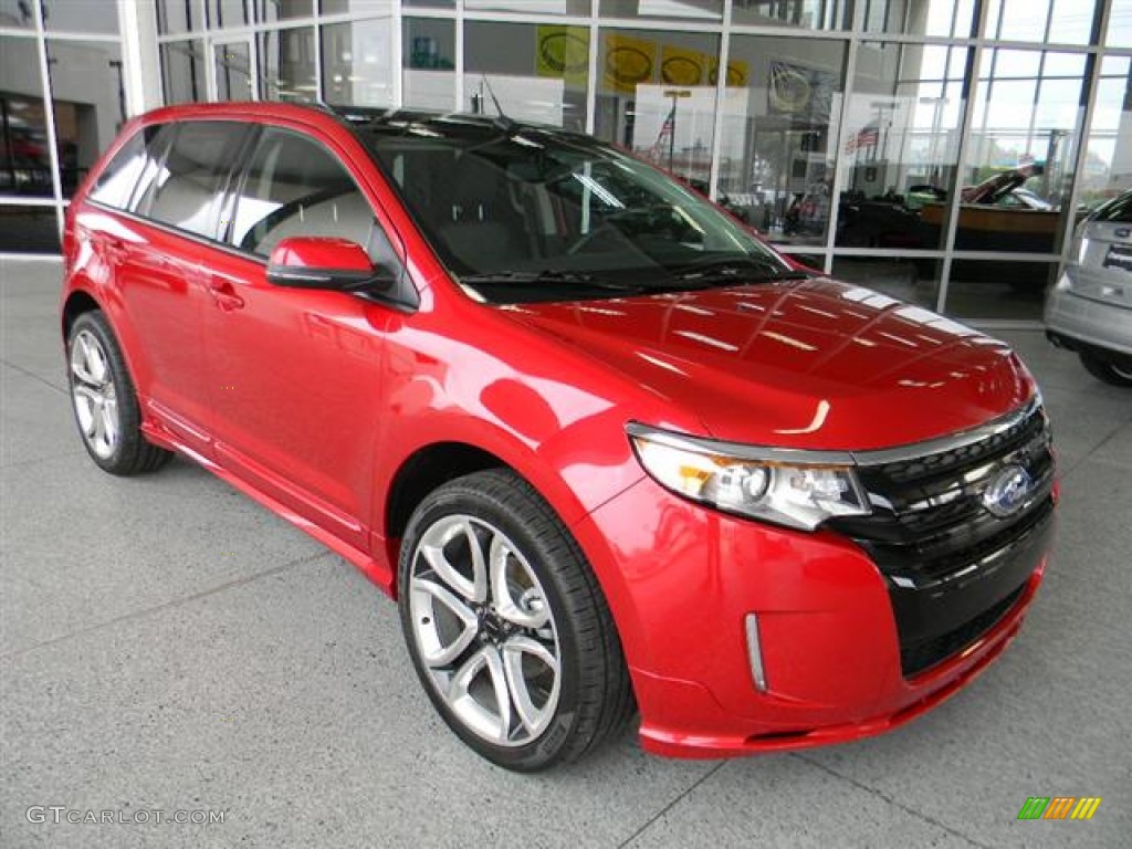 Red Candy Metallic 2012 Ford Edge Sport Exterior Photo #58155668