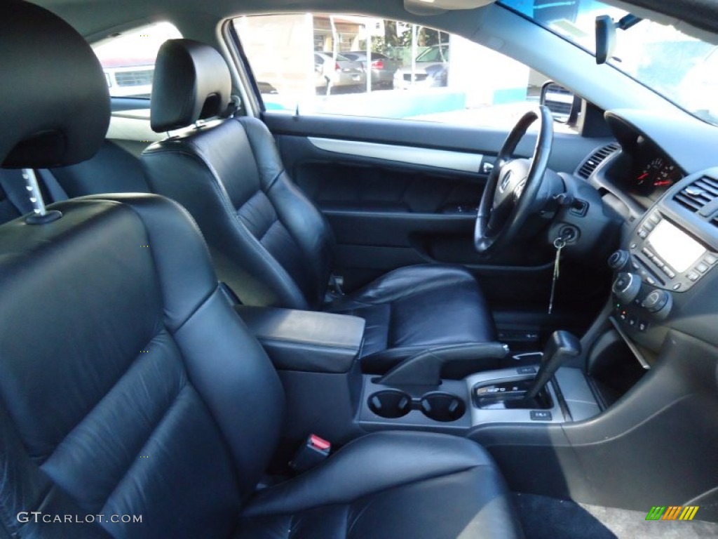 2003 Accord EX V6 Coupe - Sapphire Blue Pearl / Black photo #16