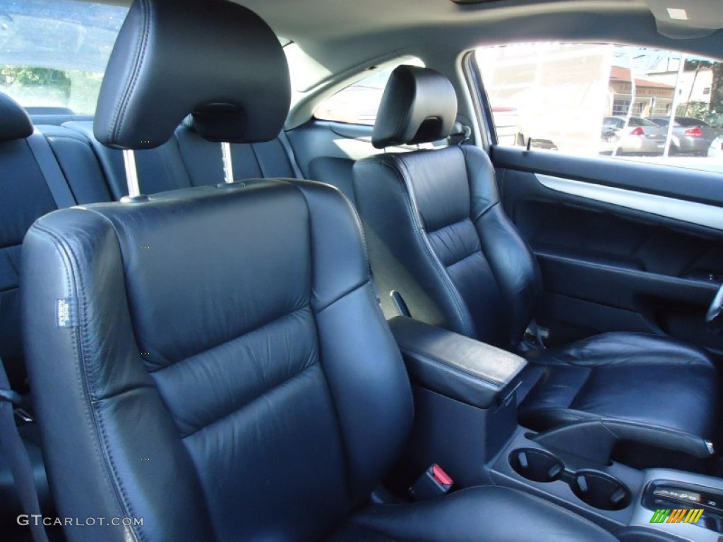 2003 Accord EX V6 Coupe - Sapphire Blue Pearl / Black photo #17