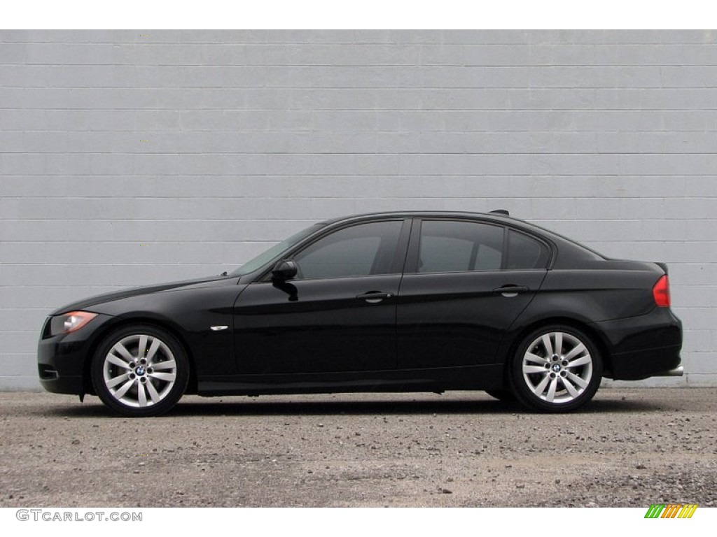 Jet Black 2008 BMW 3 Series 328i Sedan Exterior Photo #58156301