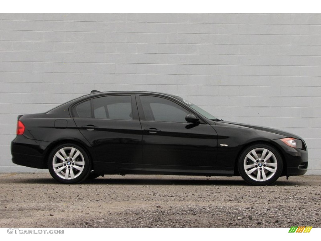 Jet Black 2008 BMW 3 Series 328i Sedan Exterior Photo #58156367