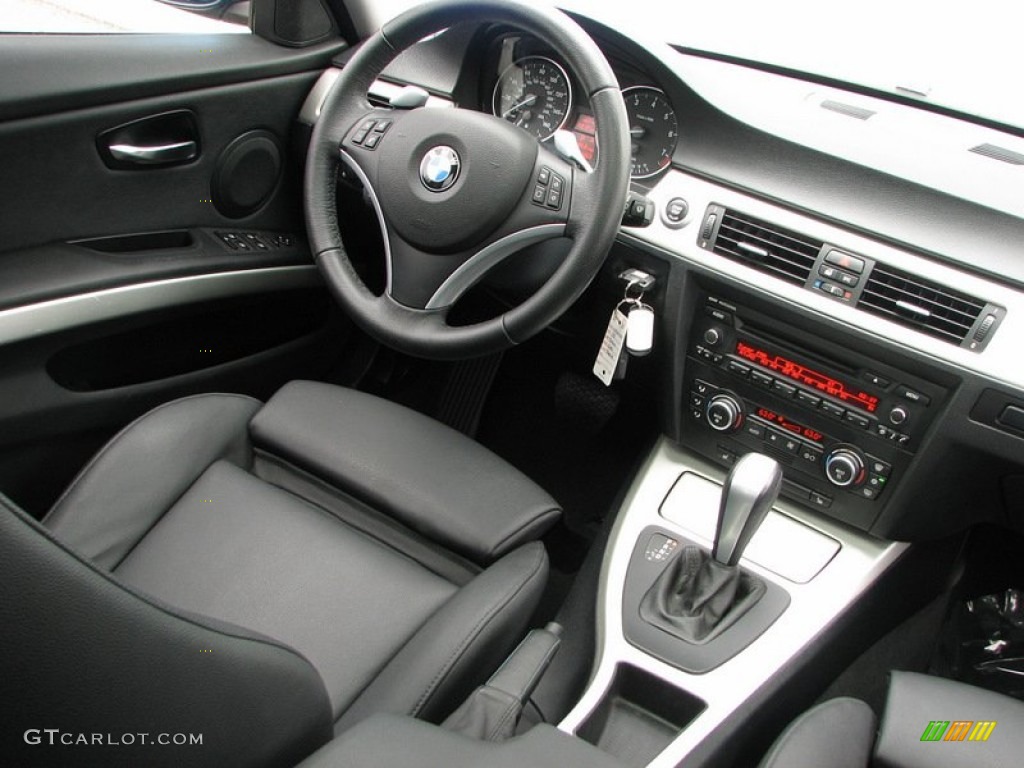 2008 BMW 3 Series 328i Sedan Black Dashboard Photo #58156547