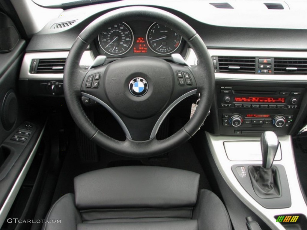 2008 BMW 3 Series 328i Sedan Black Dashboard Photo #58156582