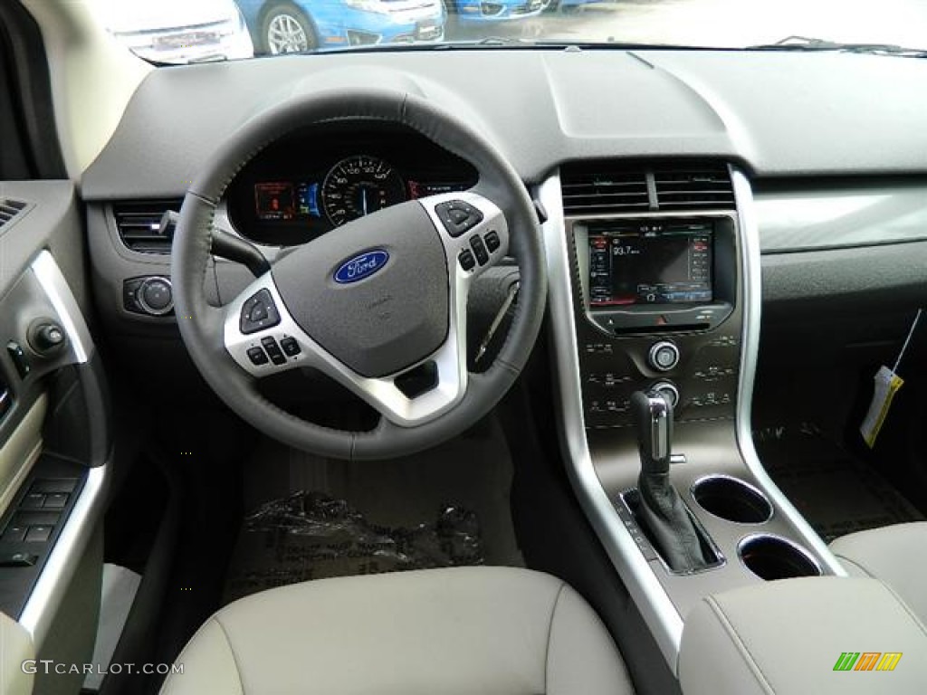 2012 Ford Edge SEL EcoBoost Medium Light Stone Dashboard Photo #58156733