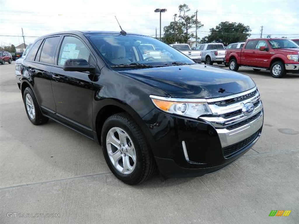 2012 Edge SEL EcoBoost - Black / Medium Light Stone photo #3