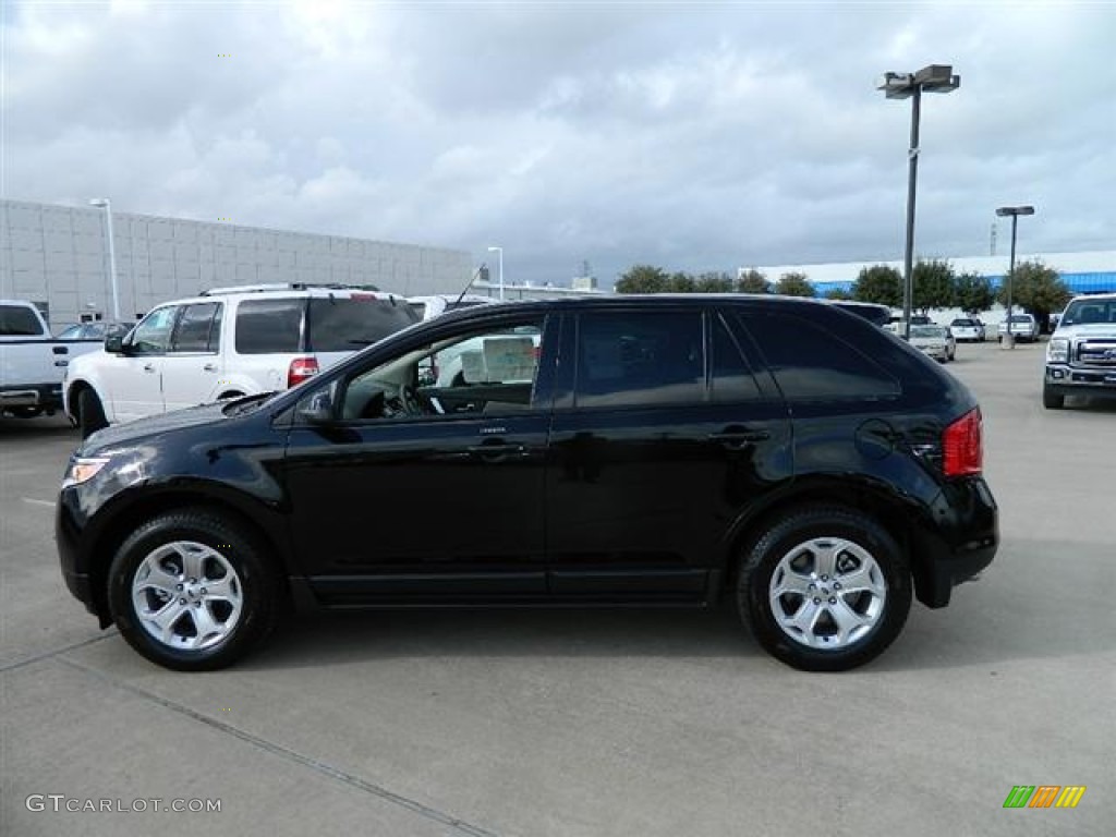 2012 Edge SEL EcoBoost - Black / Medium Light Stone photo #8