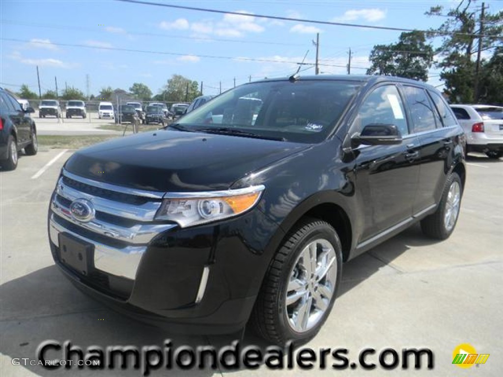 2012 Edge Limited - Black / Charcoal Black photo #1