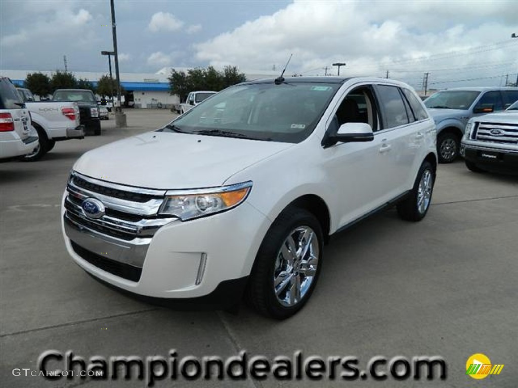 2012 Edge Limited - White Platinum Metallic Tri-Coat / Charcoal Black photo #1