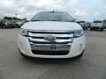 2012 White Platinum Metallic Tri-Coat Ford Edge Limited  photo #2