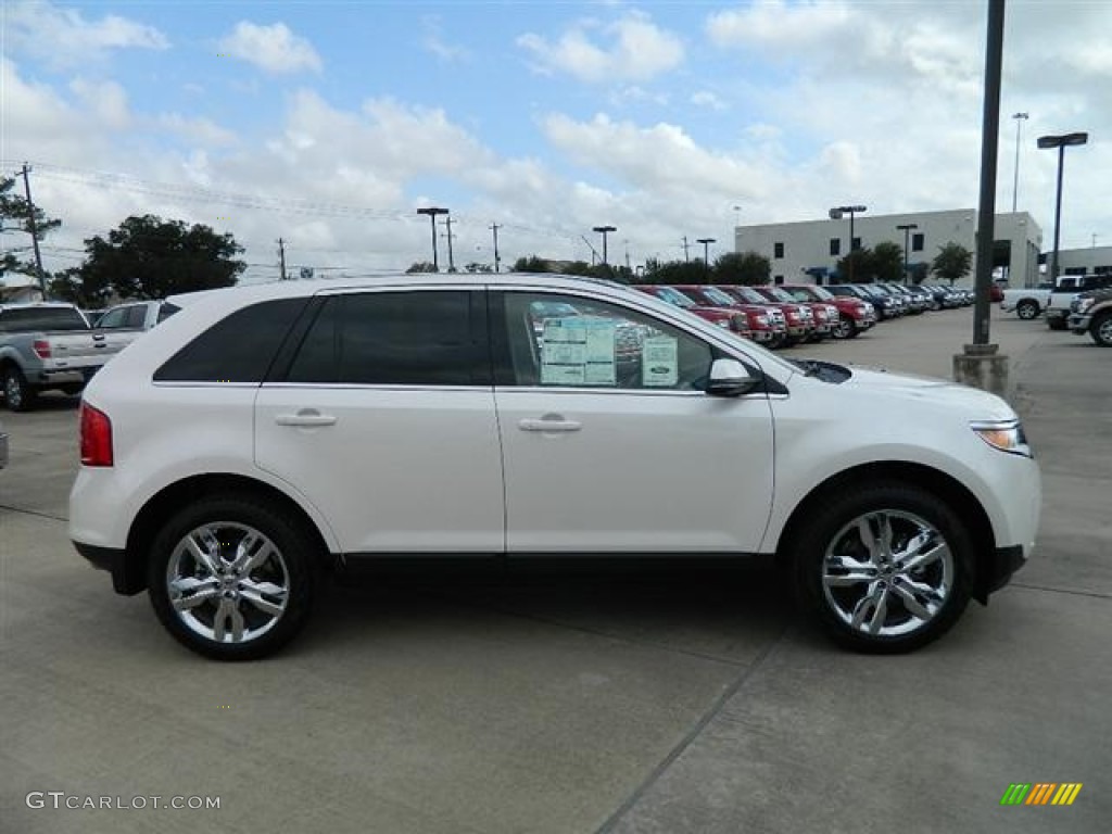 2012 Edge Limited - White Platinum Metallic Tri-Coat / Charcoal Black photo #4