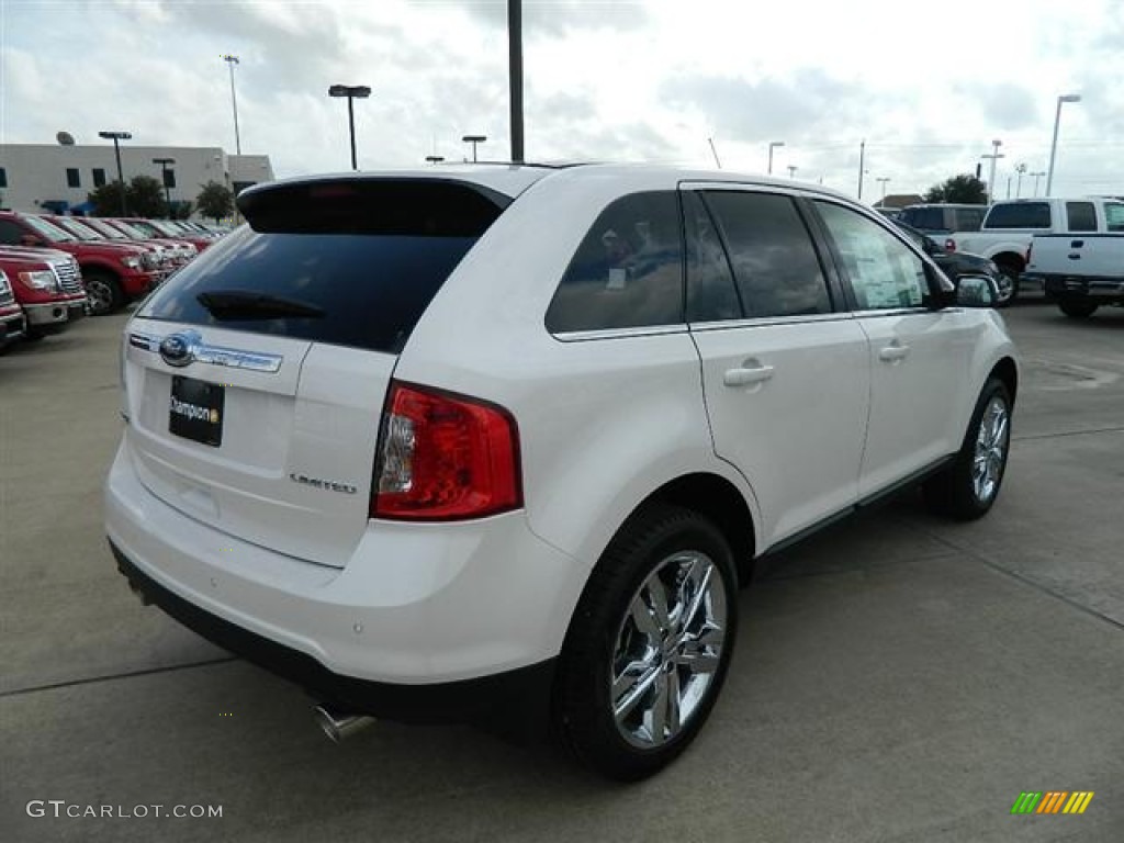 2012 Edge Limited - White Platinum Metallic Tri-Coat / Charcoal Black photo #5
