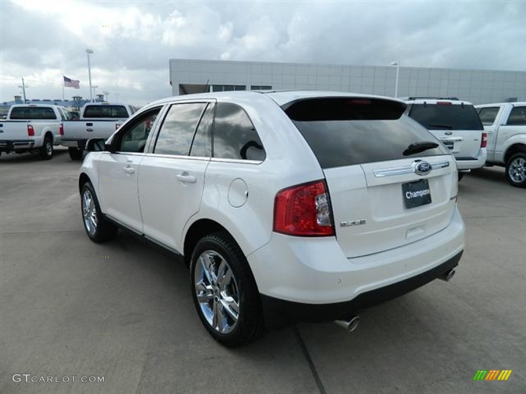 2012 Edge Limited - White Platinum Metallic Tri-Coat / Charcoal Black photo #7