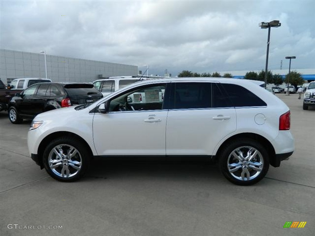 2012 Edge Limited - White Platinum Metallic Tri-Coat / Charcoal Black photo #8