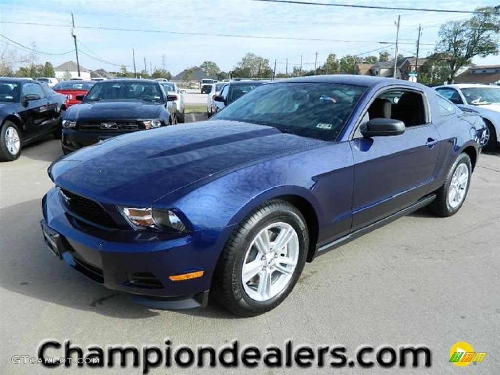 2012 Mustang V6 Coupe - Kona Blue Metallic / Charcoal Black photo #1