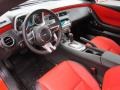Inferno Orange/Black Prime Interior Photo for 2011 Chevrolet Camaro #58158392