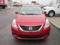 2012 Red Brick Nissan Versa 1.6 SV Sedan  photo #2