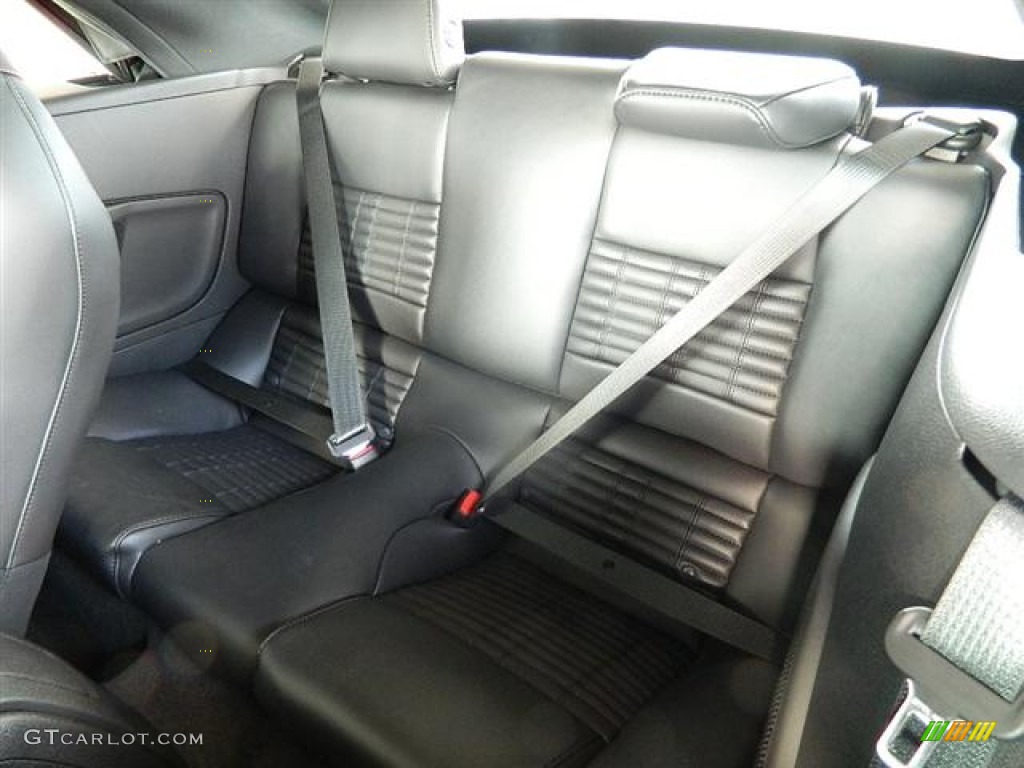 Charcoal Black Interior 2012 Ford Mustang Shelby GT500 SVT Performance Package Convertible Photo #58159301