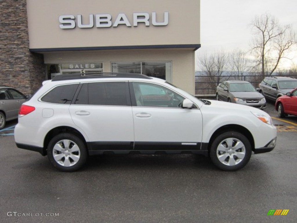 Satin White Pearl 2012 Subaru Outback 2.5i Premium Exterior Photo #58159679