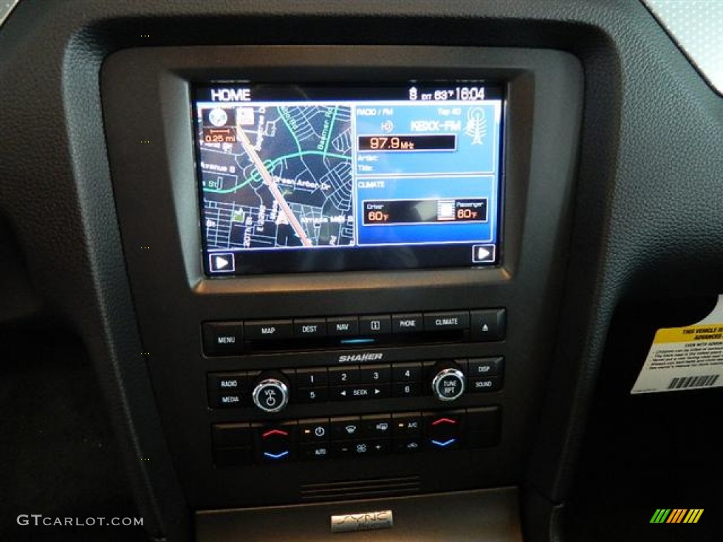 2012 Ford Mustang Shelby GT500 SVT Performance Package Coupe Navigation Photo #58159703