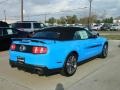 2012 Grabber Blue Ford Mustang C/S California Special Convertible  photo #3