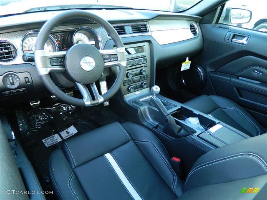 Charcoal Black/Cashmere Interior 2012 Ford Mustang GT Premium Convertible Photo #58159952